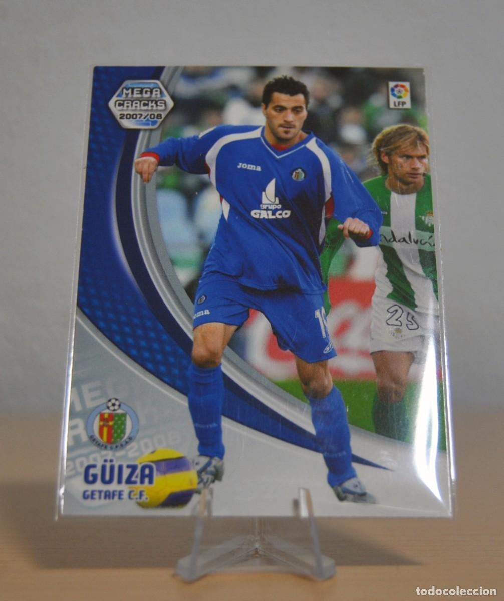 Trading cards: G&uuml;iza, n&ordm;144 (C.F. Getafe). Colecci&oacute;n Cromos MegaCracks 2007-2008. Panini. Estrella.