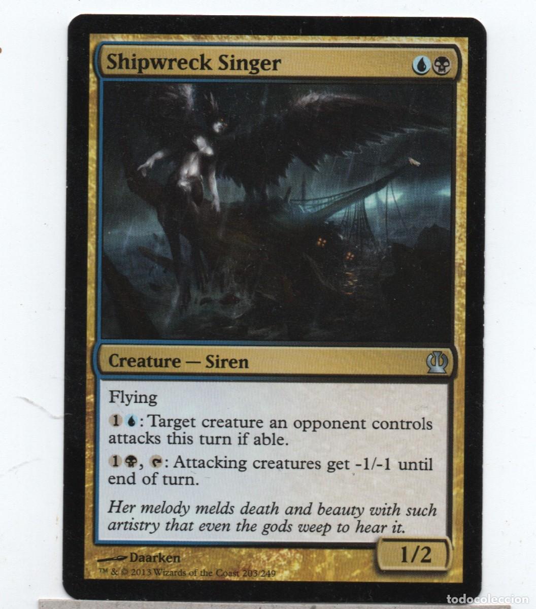 Trading cards: MAGIC THE GATHERING SHIPWRECK SINGER CREATURE - SIREN