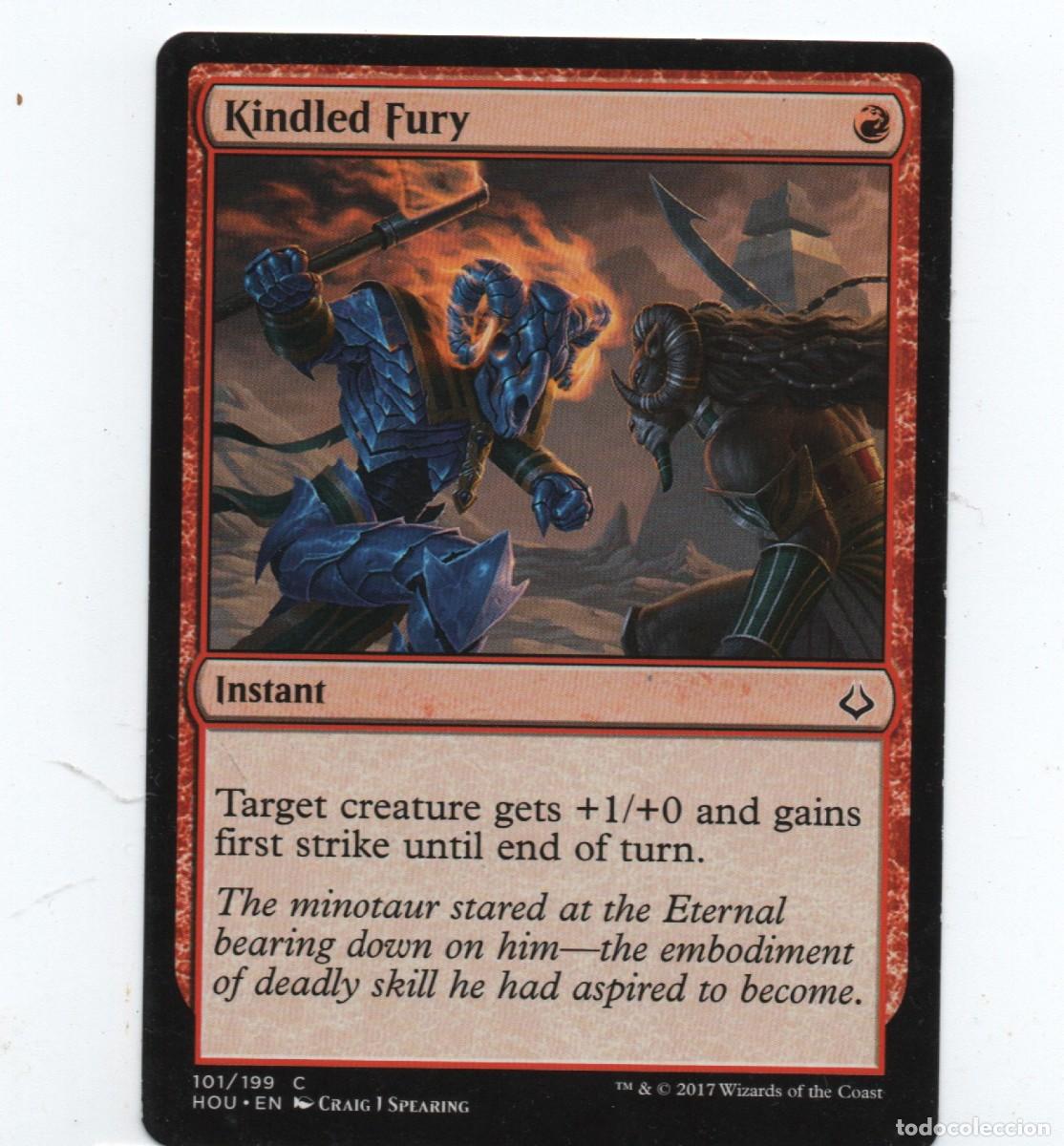 Trading cards: MAGIC THE GATHERING KINDLED FURY INSTANT