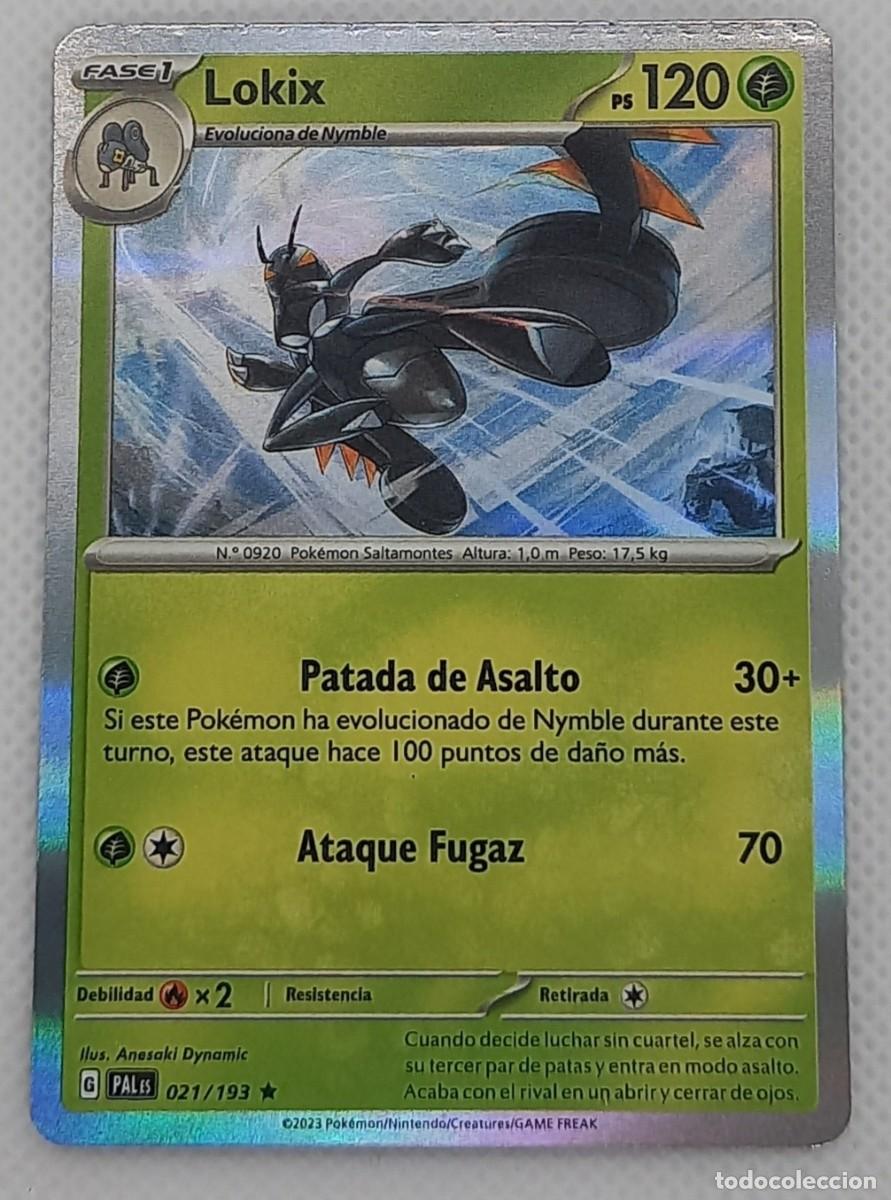 Trading cards: Carta Pok&eacute;mon - Lokix 021/193 Holo Rare - Evoluciones en Paldea - 2023