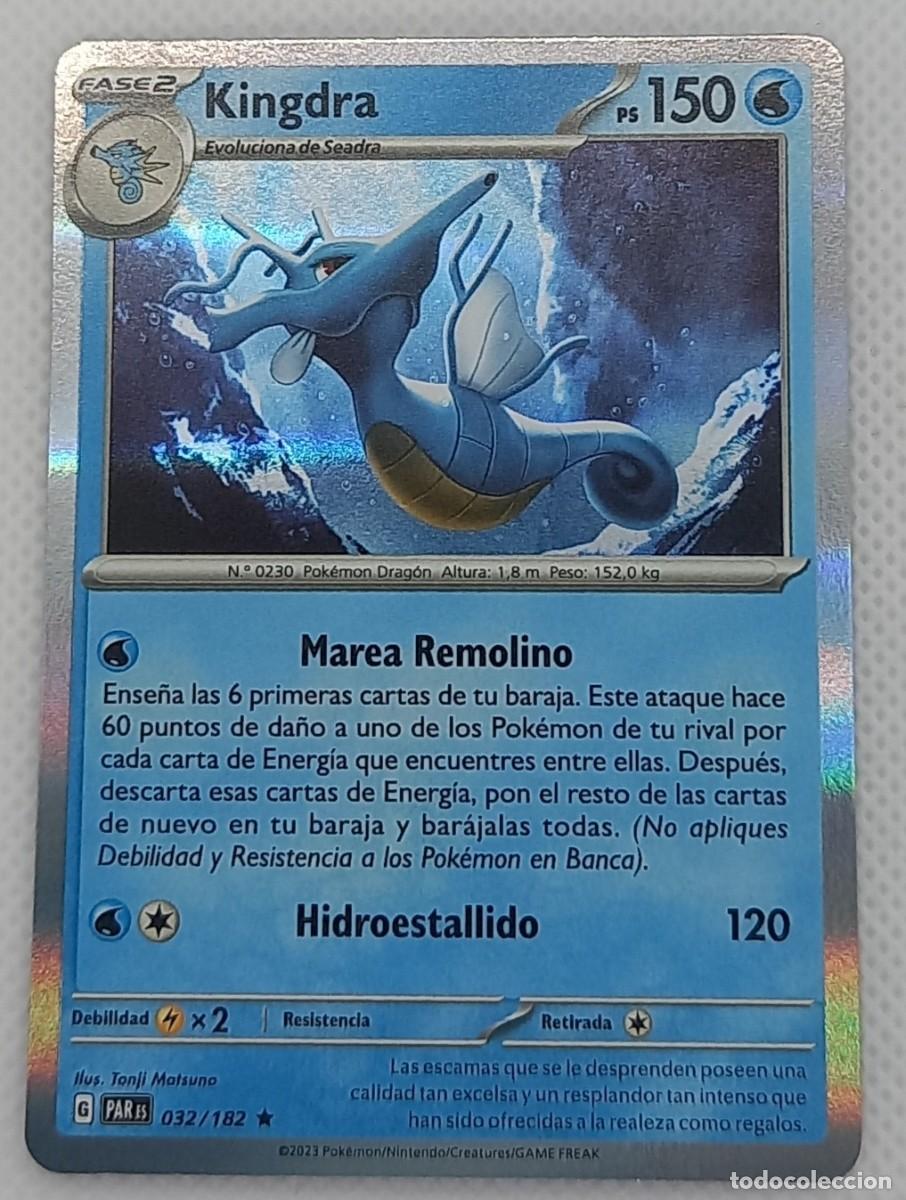 Trading cards: Carta Pok&eacute;mon - Kingdra 032/182 Holo Rare - Brecha Parad&oacute;jica - 2023