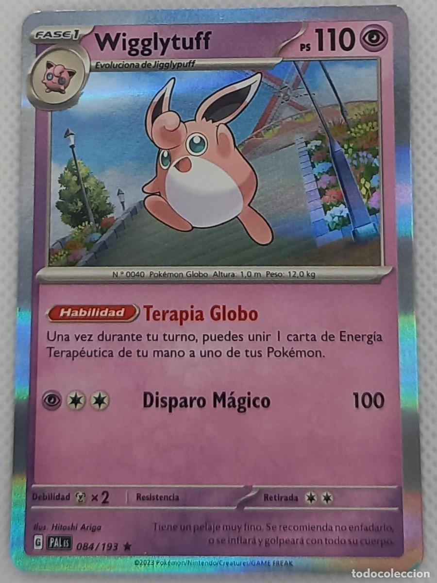Trading cards: Carta Pok&eacute;mon - Wigglytuff 084/193 Holo Rare - Evoluciones en Paldea - 2023