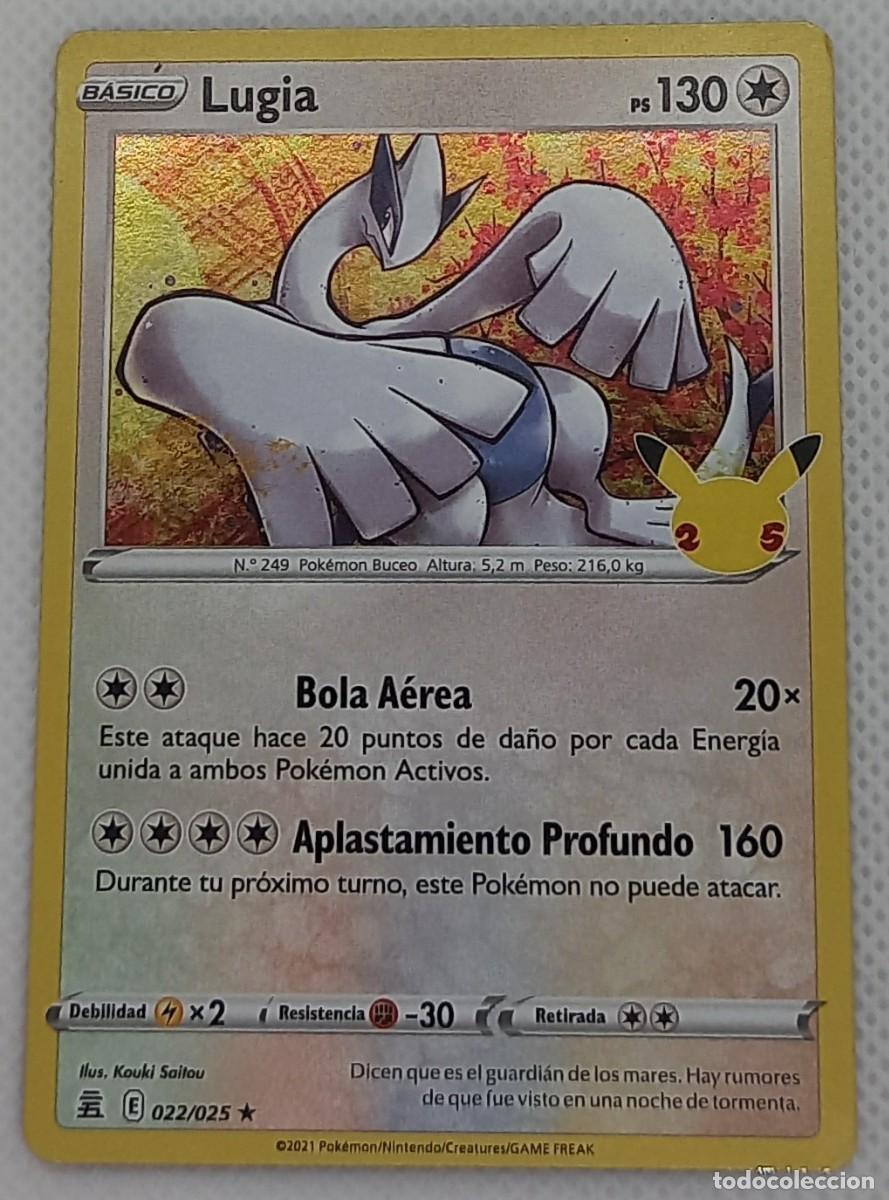 Trading cards: Carta Pok&eacute;mon - Lugia 022/025 Holo Rare - Colecci&oacute;n Celebraciones 25 Aniversario - 2021