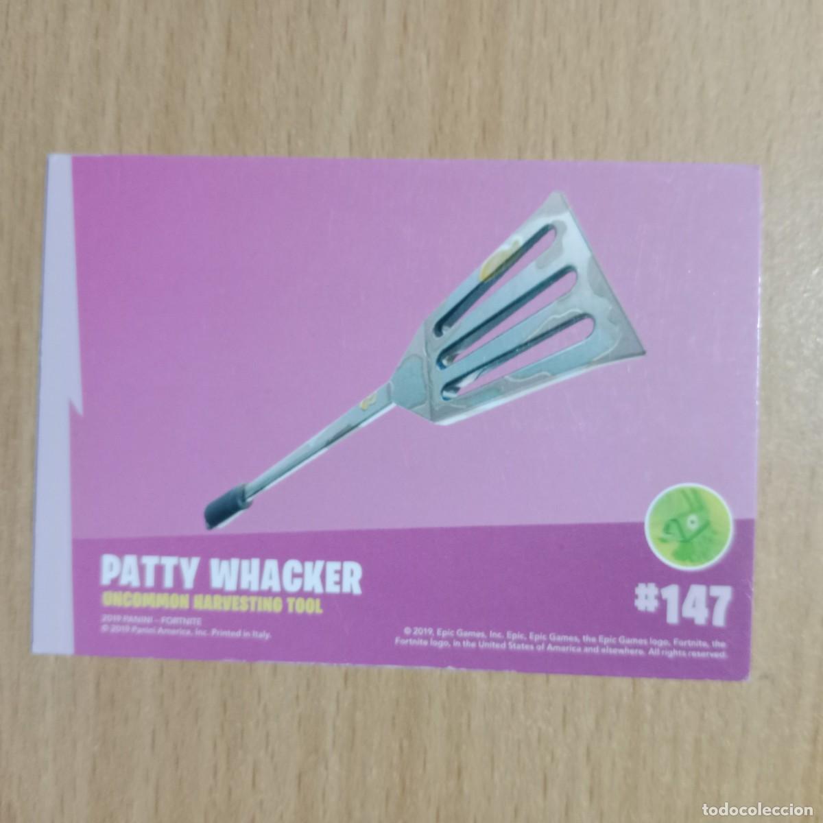 Trading cards: PATTY WHACKER , UNCOMMON ITEM # 147 - TRADING CARD - FORTNITE SERIES 1 - PANINI - A&Ntilde;O 2019.