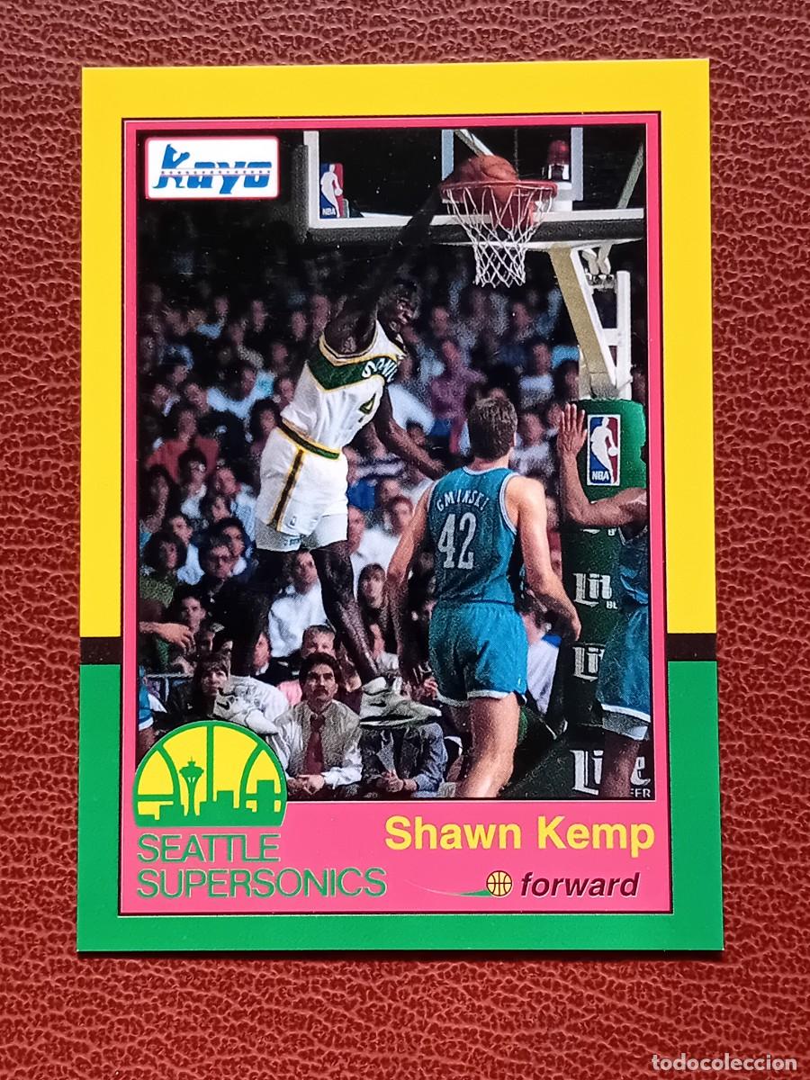 Trading cards: Card 1 Shawn Kemp Kayo Cards Seattle Supersonics 1990-1991