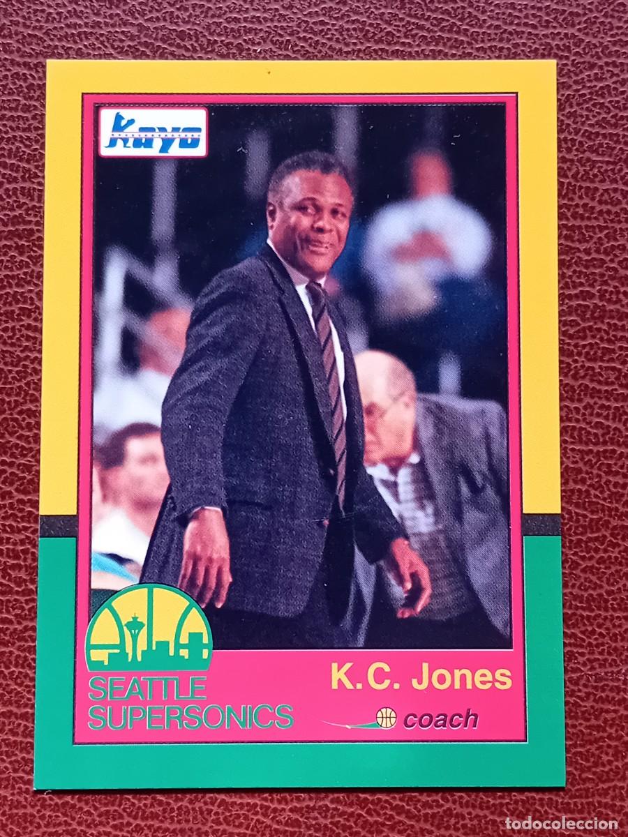 Trading cards: Card 7 KC Jones Kayo Cards Seattle Supersonics 1990-1991