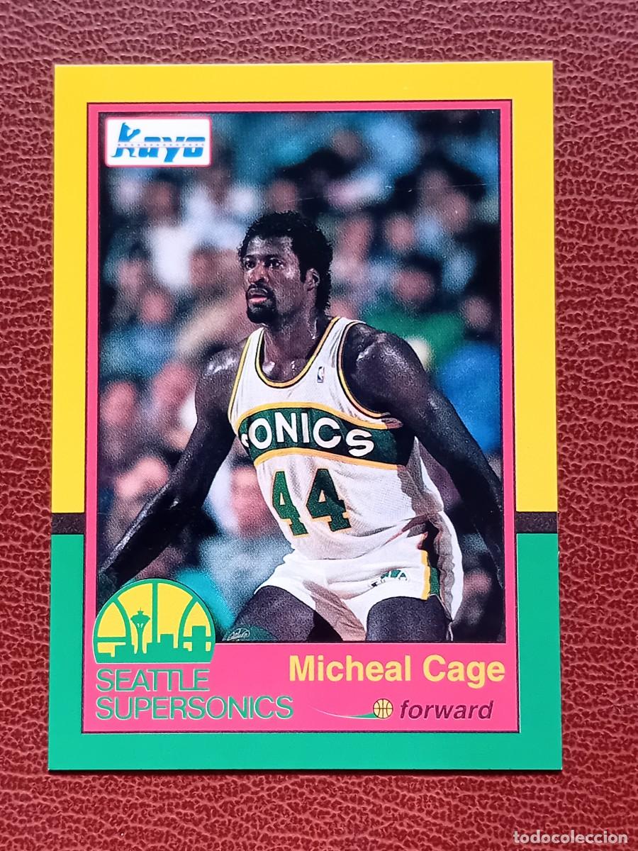Trading cards: Card 4 Michael Cage Kayo Cards Seattle Supersonics 1990-1991