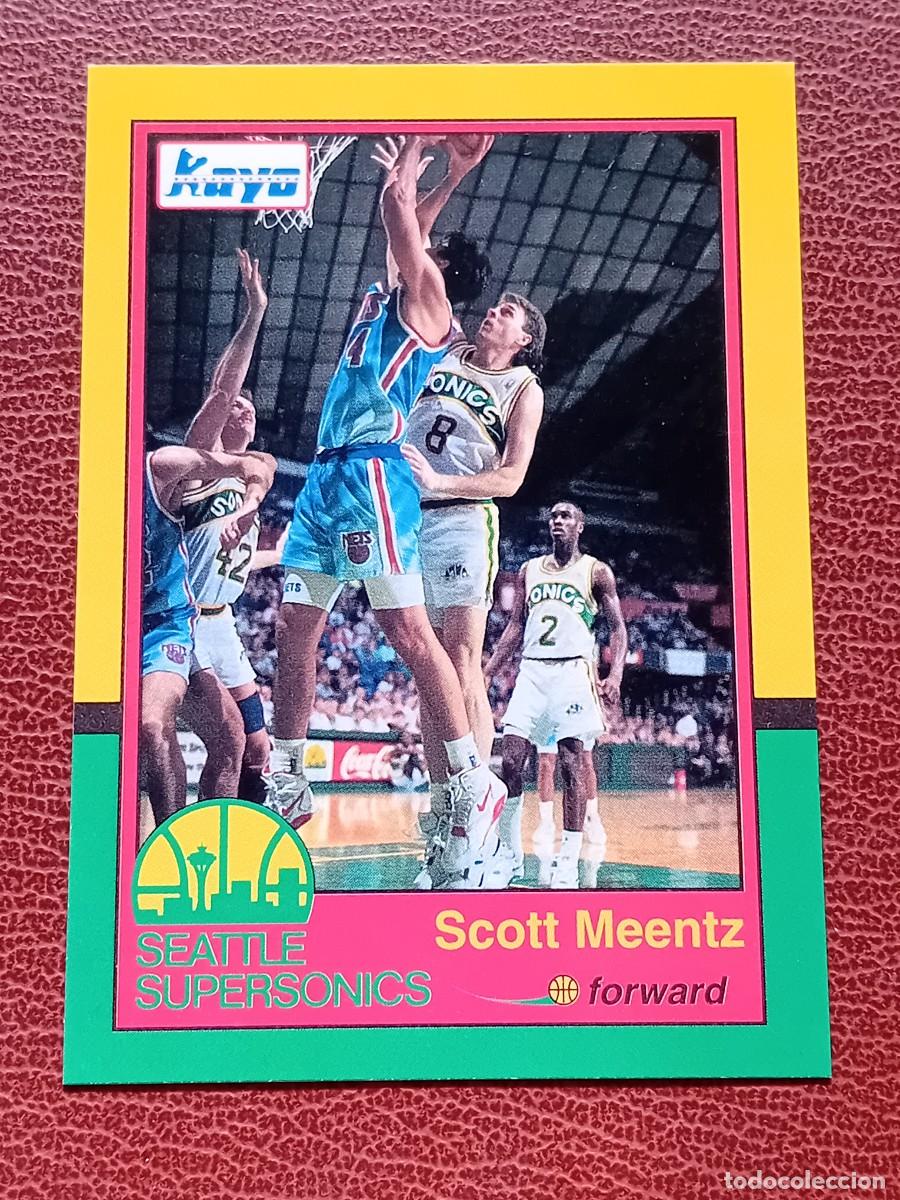 Trading cards: Card 4 Scott Meents Kayo Cards Seattle Supersonics 1990-1991