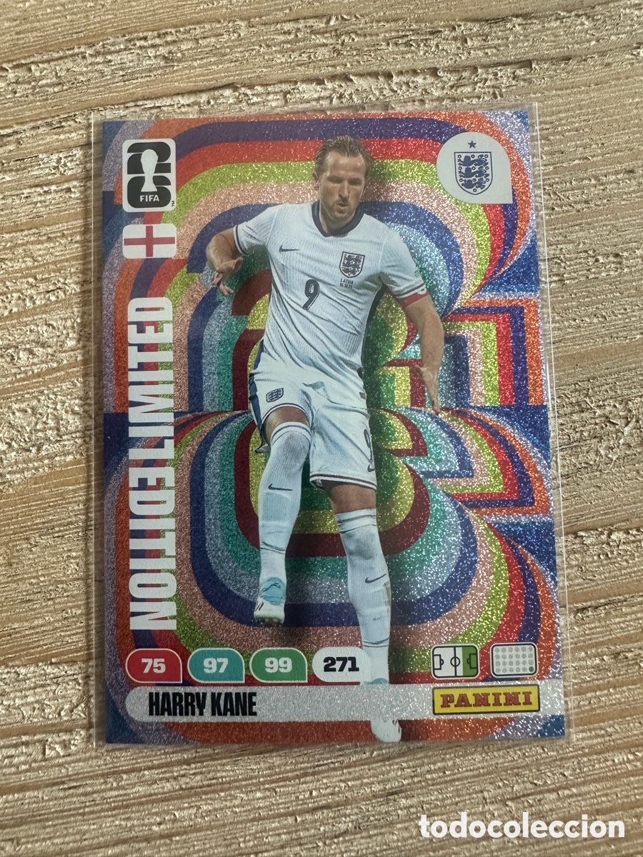Trading cards: HARRY KANE INGLATERRA LIMITED EDITION ADRENALYN XL WORLD CUP 2026 USA CAN MEX MUNDIAL 26 PANINI
