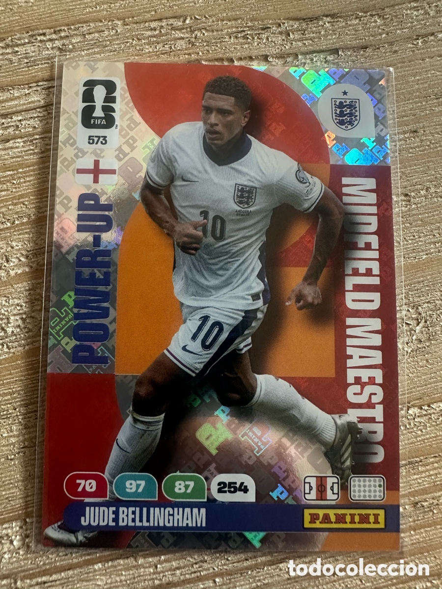 Trading cards: JUDE BELLINGHAM INGLATERRA MIDFIELD MAESTRO 573 ADRENALYN XL WORLD CUP USA CAN MEX MUNDIAL 26 PANINI