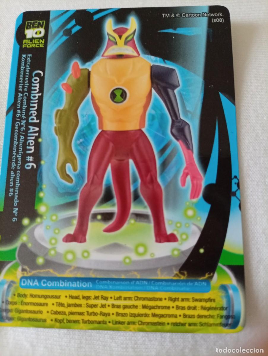 Trading cards: carta Ben 10 Alien Forc e n&ordm;3 Combined Alien