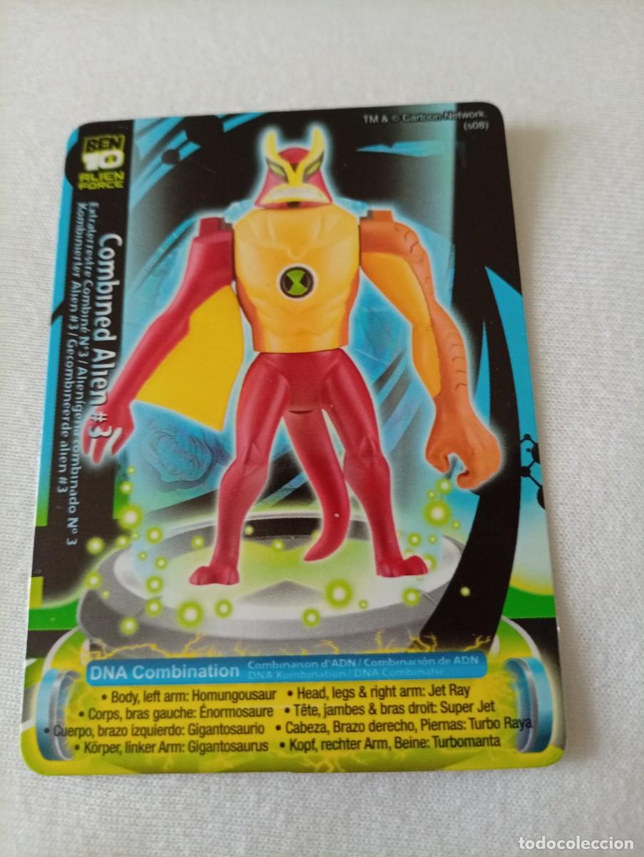 Trading cards: Carta de Ben 10 Alien Force, n&uacute;mero 6, de la colecci&oacute;n Combined Alien. - Combinaci&oacute;n de ADN. - Incl