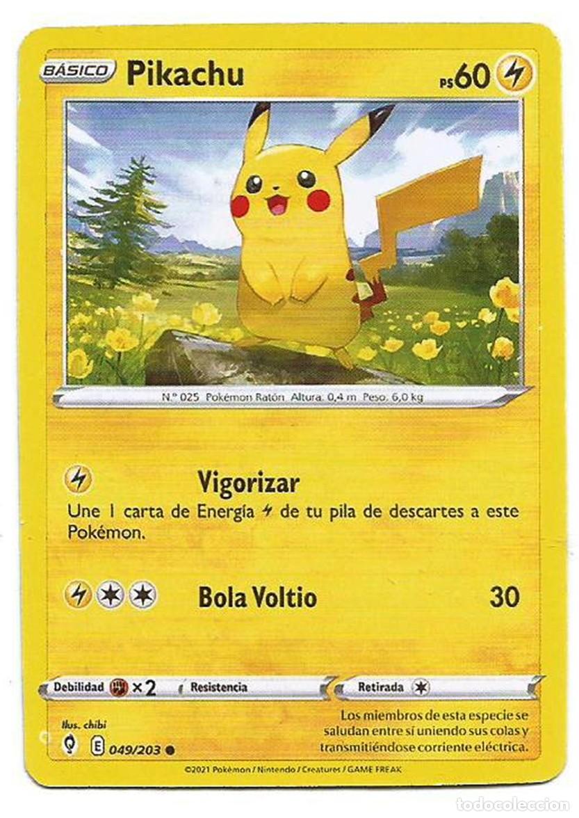 Trading cards: PIKACHU - POK&Eacute;MON - ESPA&Ntilde;OL - O49