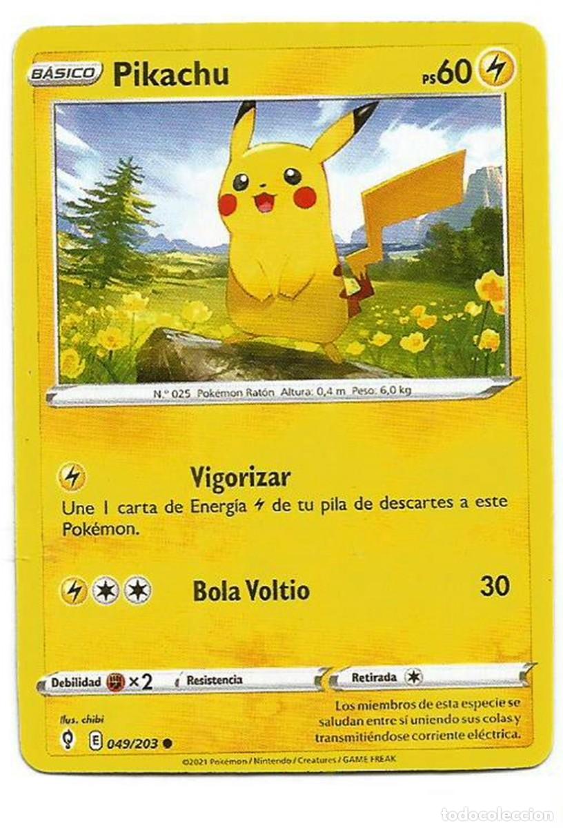 Trading cards: PIKACHU - POK&Eacute;MON - ESPA&Ntilde;OL - O49