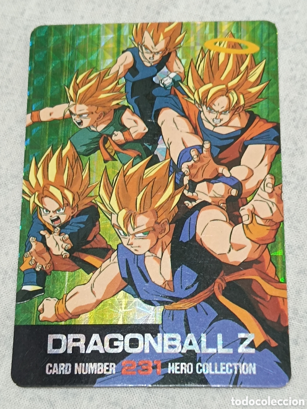Trading cards: Carta de DRAG&Oacute;NBALL Z
