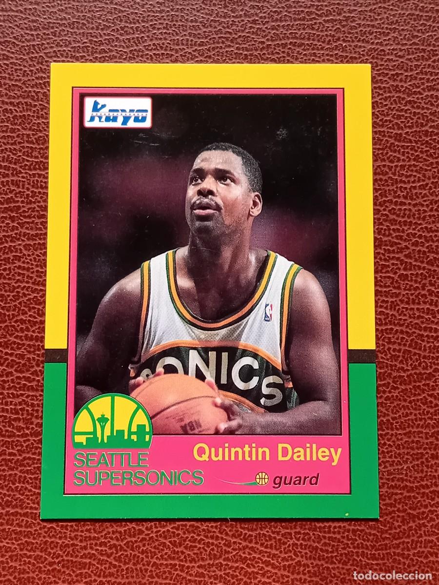 Trading cards: Card 8 Quintin Dailey Kayo Cards Seattle Supersonics 1990-1991