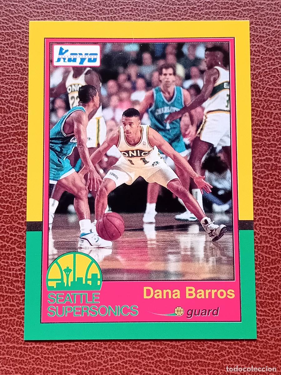 Trading cards: Rookie Card 14 Dana Barros Kayo Cards Seattle Supersonics 1990-1991