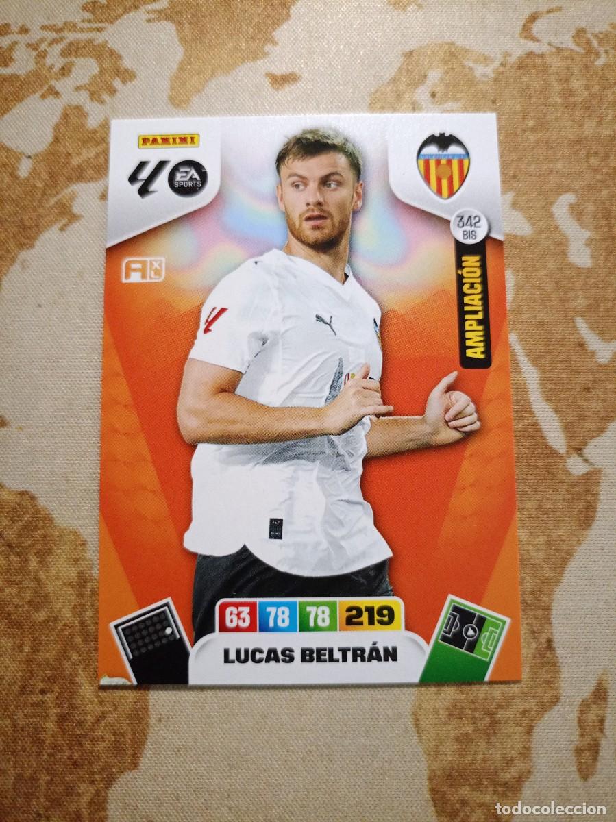 Trading cards: Valencia 342 bis LUCAS BELTR&Aacute;N Adrenalyn 2025-26