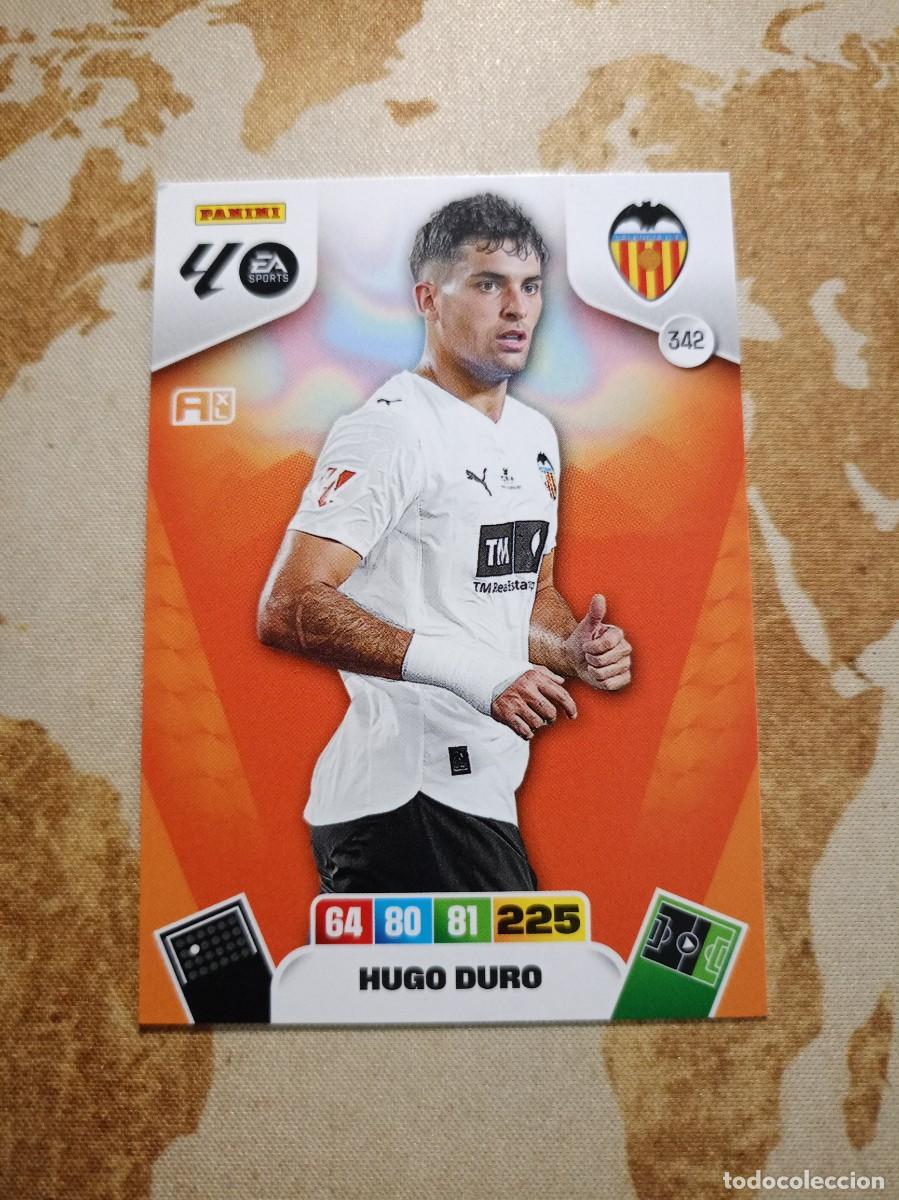 Trading cards: Valencia 342 HUGO DURO Adrenalyn 2025-26
