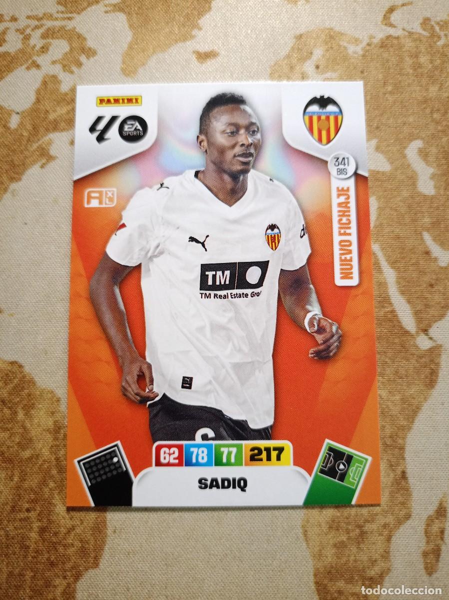 Trading cards: Valencia 341 bis SADIQ Adrenalyn 2025-26