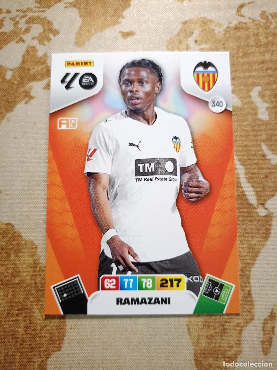 Trading cards: Valencia 340 RAMAZANI Adrenalyn 2025-26