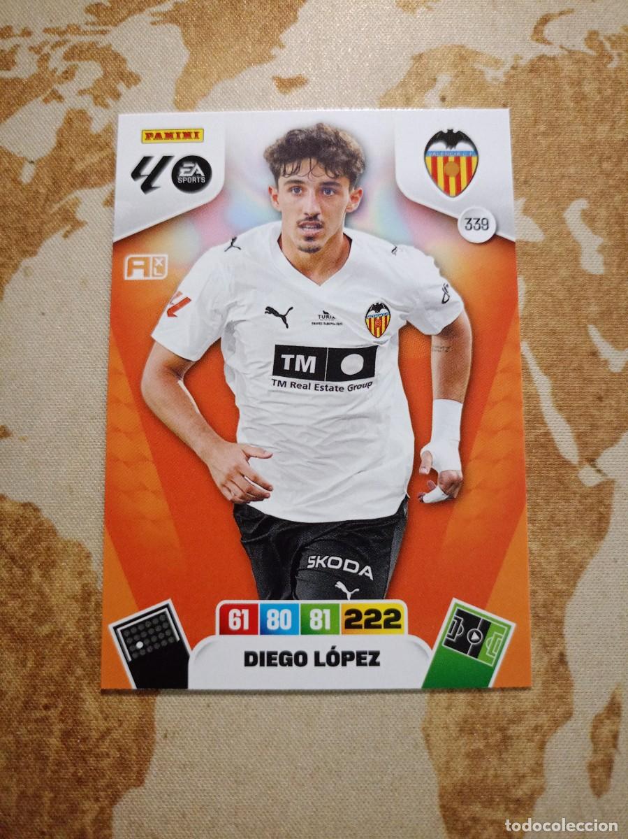 Trading cards: Valencia 339 DIEGO L&Oacute;PEZ Adrenalyn 2025-26