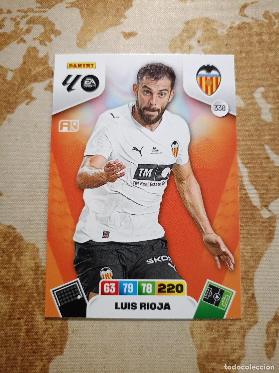 Trading cards: Valencia 338 LUIS RIOJA Adrenalyn 2025-26