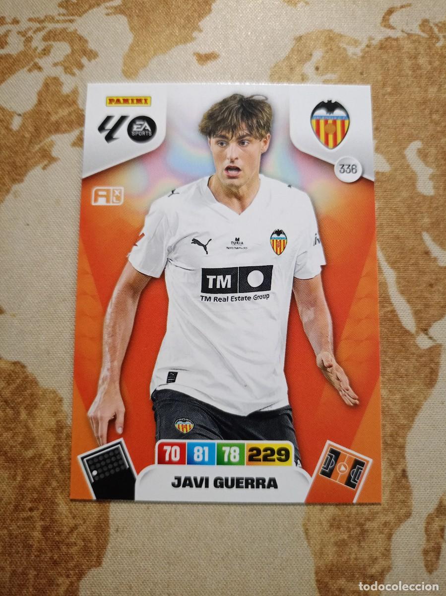 Trading cards: Valencia 336 JAVI GUERRA Adrenalyn 2025-26