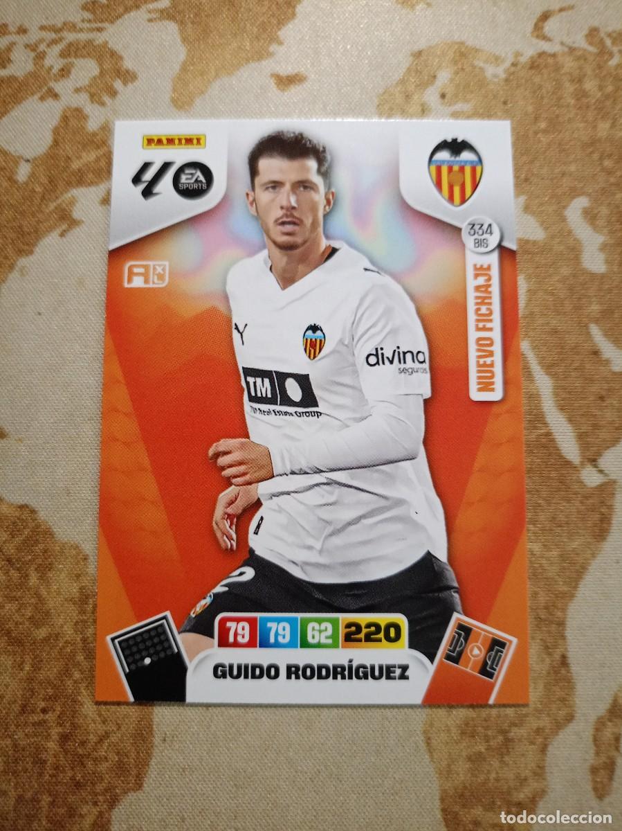 Trading cards: Valencia 334 bis GUIDO RODR&Iacute;GUEZ Adrenalyn 2025-26