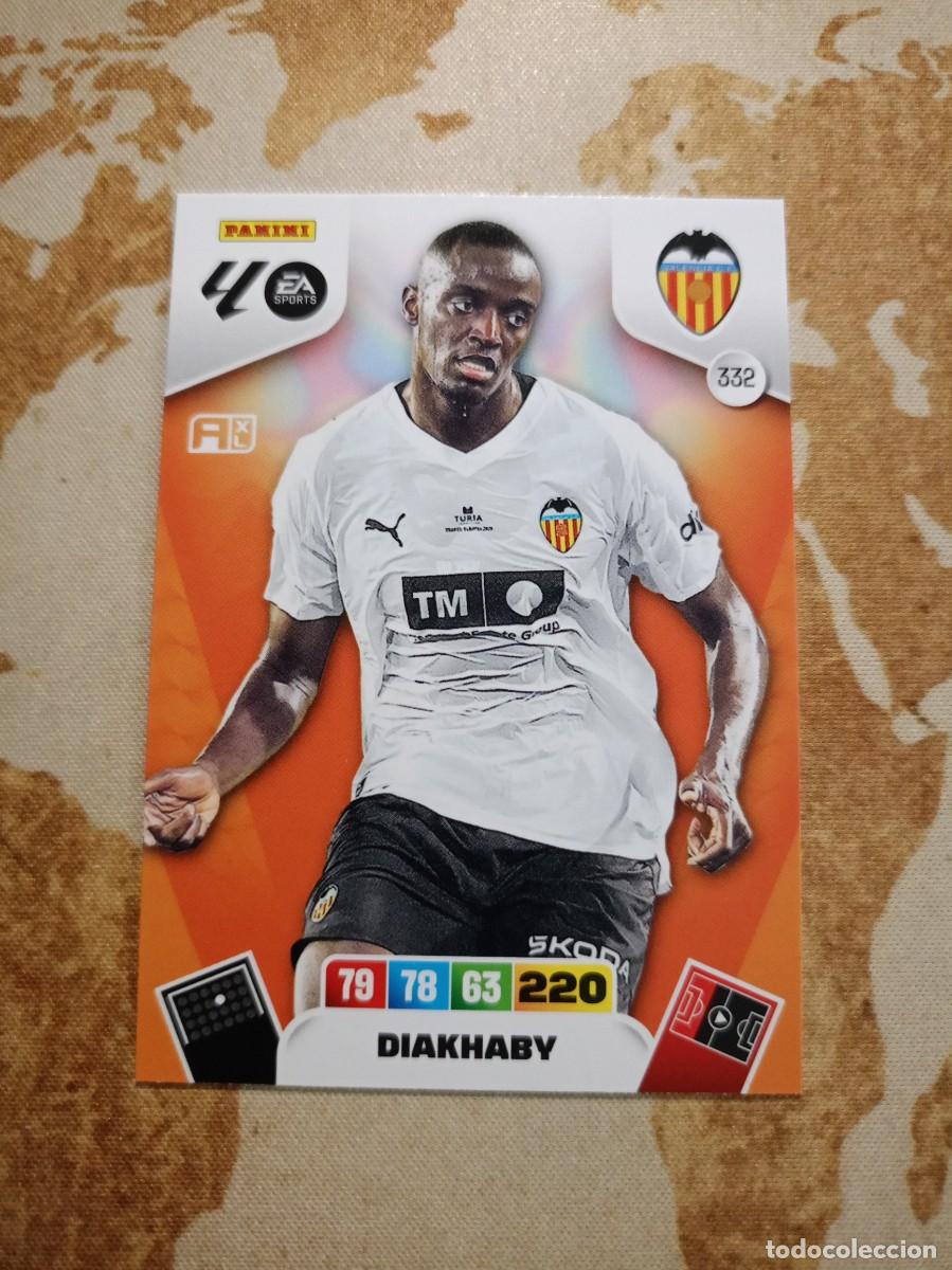 Trading cards: Valencia 332 DIAKHABY Adrenalyn 2025-26