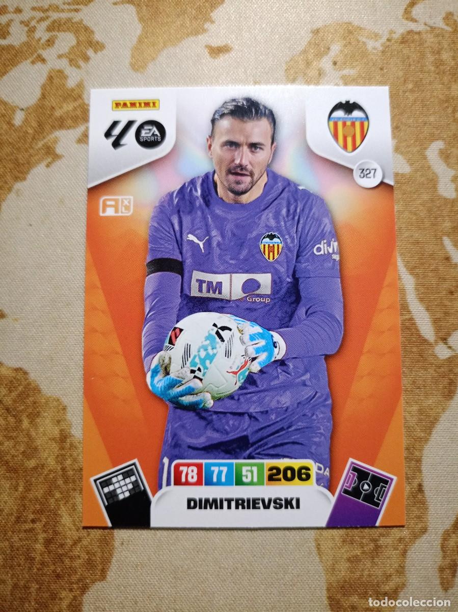 Trading cards: Valencia 327 DIMITRIEVSKI Adrenalyn 2025-26