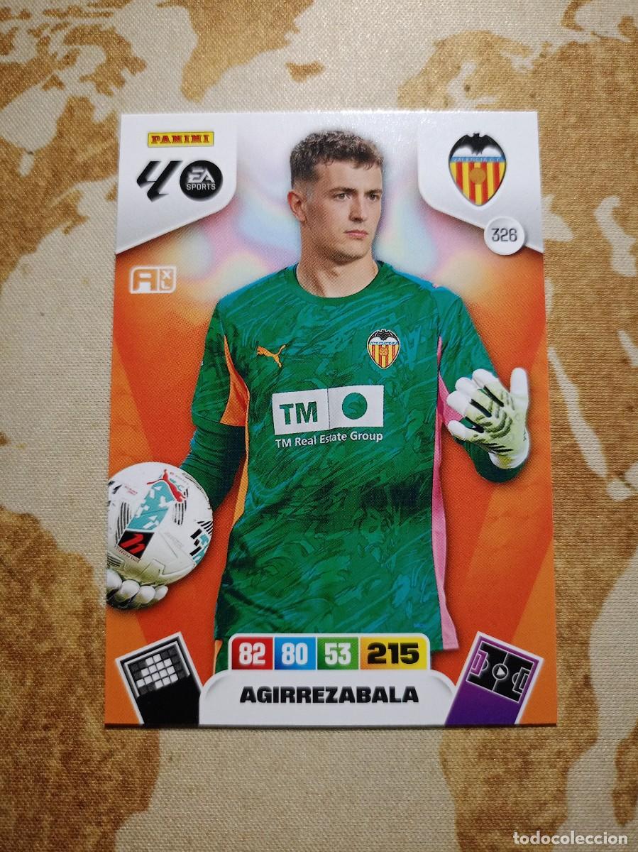 Trading cards: Valencia 326 AGUIRREZABALA Adrenalyn 2025-26