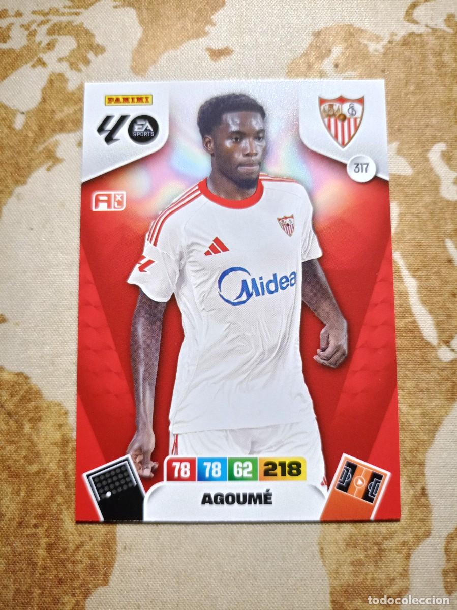 Trading cards: Sevilla 317 AGOUM&Eacute; Adrenalyn 2025-26