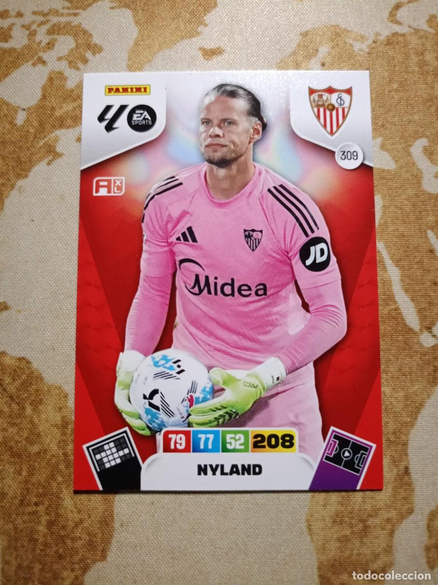 Trading cards: Sevilla 309 NYLAND Adrenalyn 2025-26