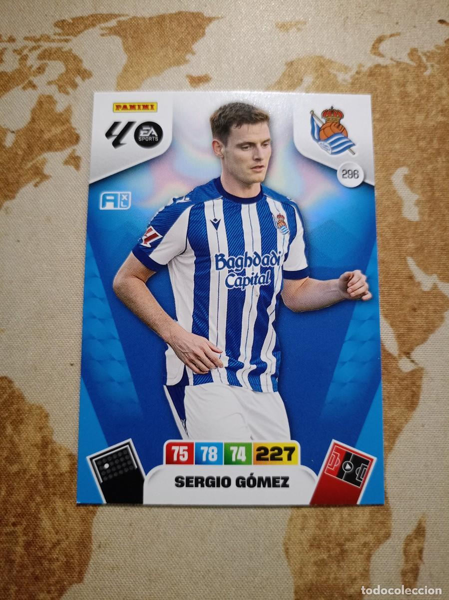 Trading cards: Real Sociedad 296 SERGIO G&Oacute;MEZ Adrenalyn 2025-26