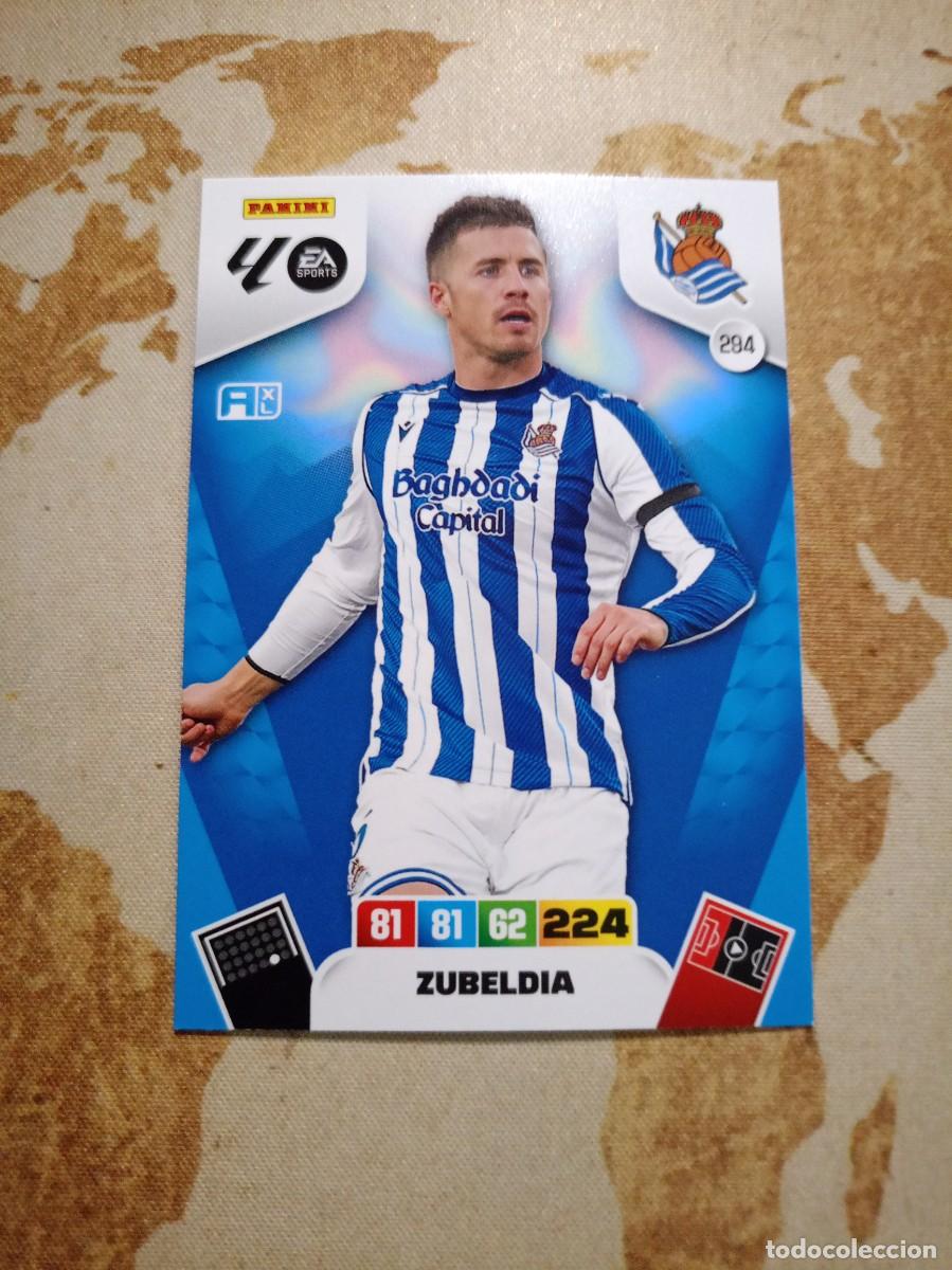 Trading cards: Real Sociedad 294 ZUBELDIA Adrenalyn 2025-26