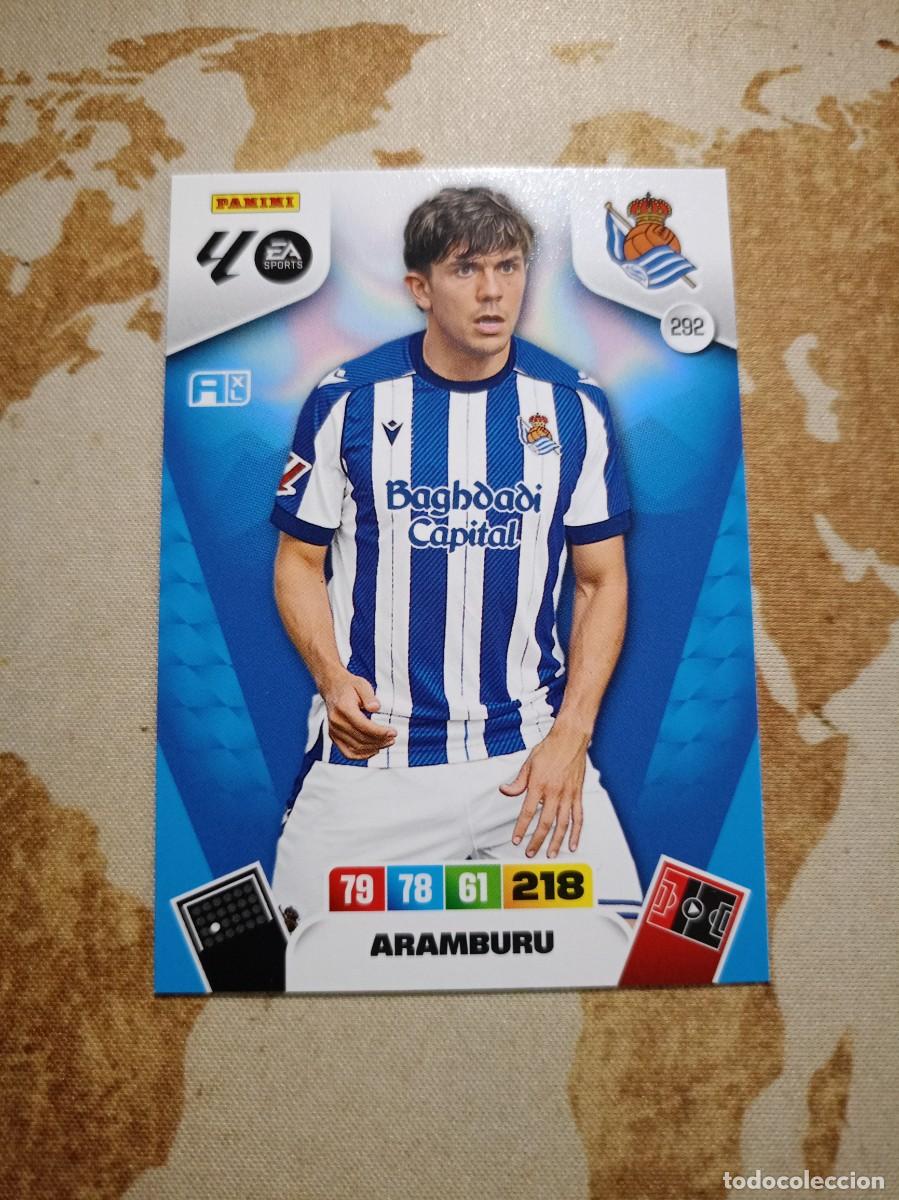 Trading cards: Real Sociedad 292 ARAMBURU Adrenalyn 2025-26