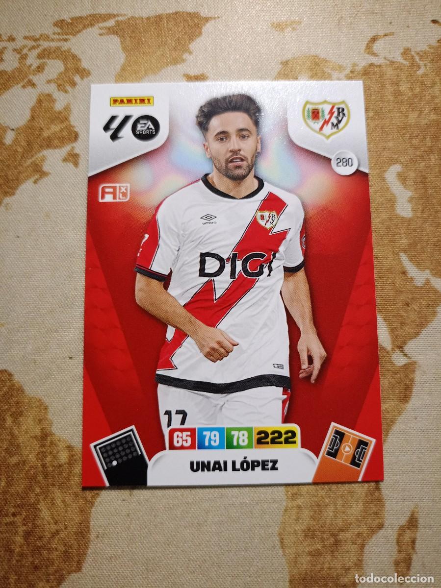 Trading cards: Rayo Vallecano 280 UNAI L&Oacute;PEZ Adrenalyn 2025-26