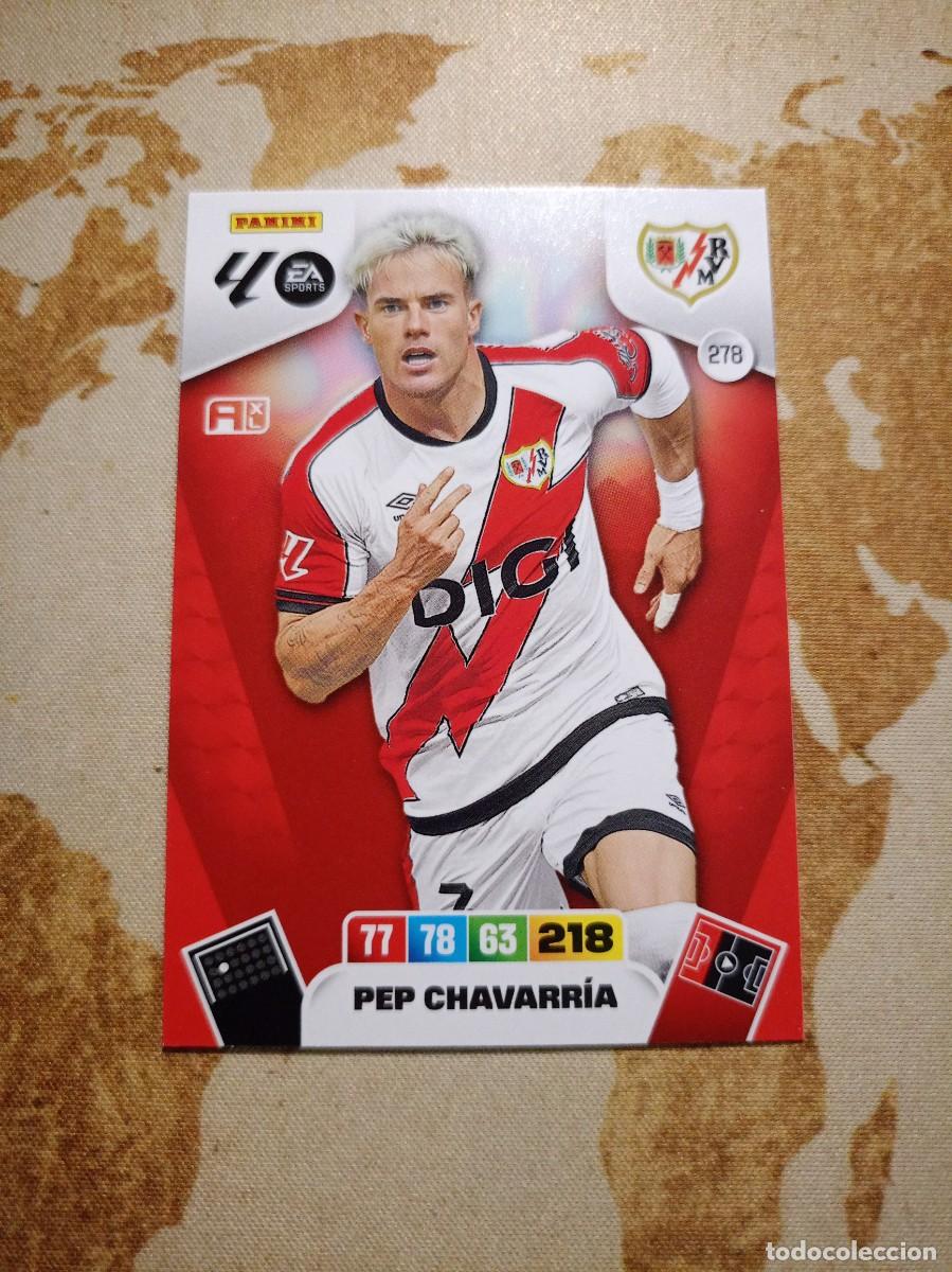 Trading cards: Rayo Vallecano 278 PEP CHAVARRIA Adrenalyn 2025-26