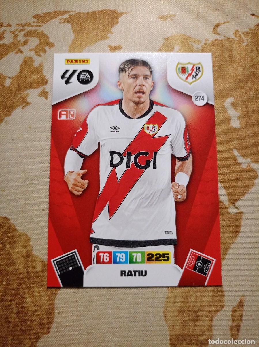 Trading cards: Rayo Vallecano 274 RATIU Adrenalyn 2025-26