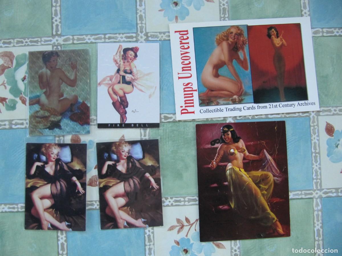 Trading cards: GIL ELVGRENS - EARL MORAN - LOTE CARDS PINUP GIRL