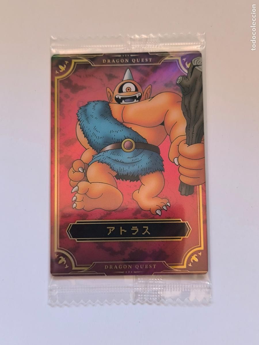 Trading cards: DRAGON QUEST WAFER - THE LOTO TRILOGY - N&ordm; 19 - CARD / JAPON / NUEVA PRECINTADA (K7A1)
