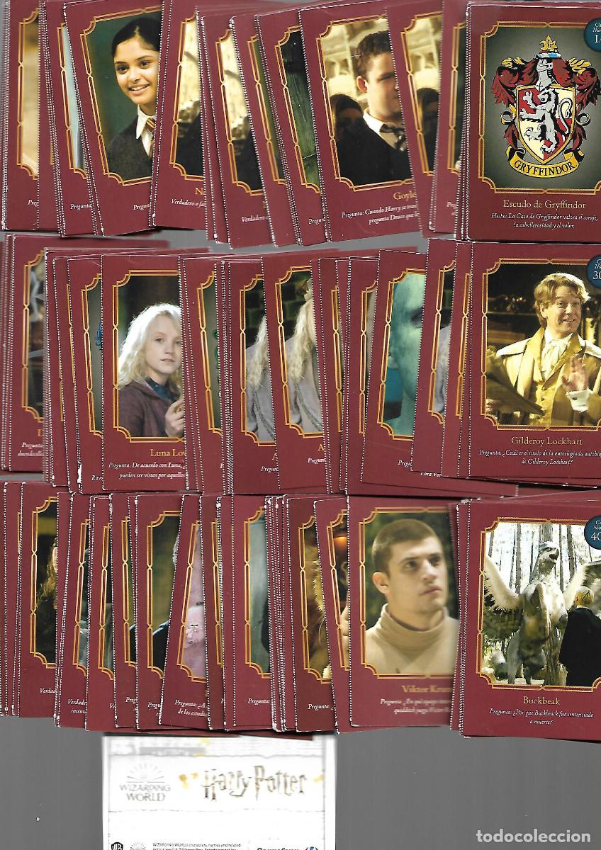 Trading cards: GRAN LOTE DE CROMOS MAS 120 DE LA COLECCION DE HARRY POTTER