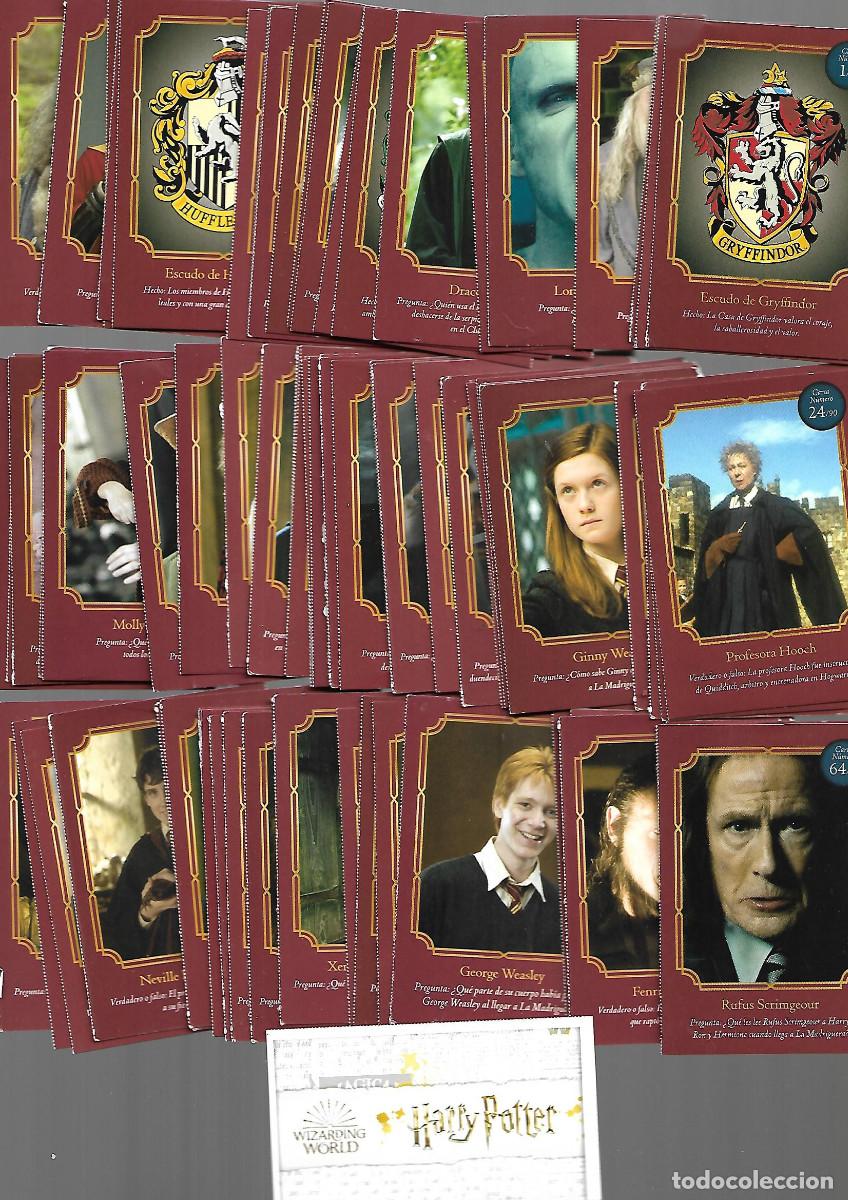 Trading cards: COLECCION DE 80 N&ordm; HARRY POTTER A FALTA DE 10 N&ordm; 13,21,33,34,48,53,60,61,66 Y72