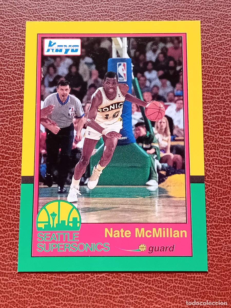 Trading cards: Card 11 Nate McMillan Kayo Cards Seattle Supersonics 1990-1991