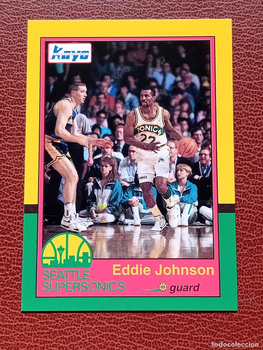 Trading cards: Card 10 Eddie Johnson Kayo Cards Seattle Supersonics 1990-1991