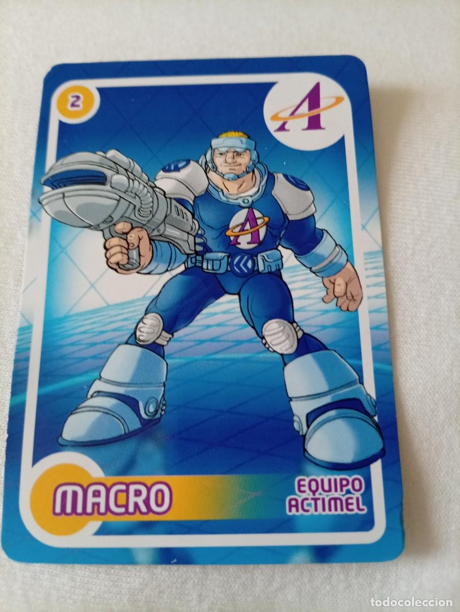 Trading cards: carta macro equipo actimel
