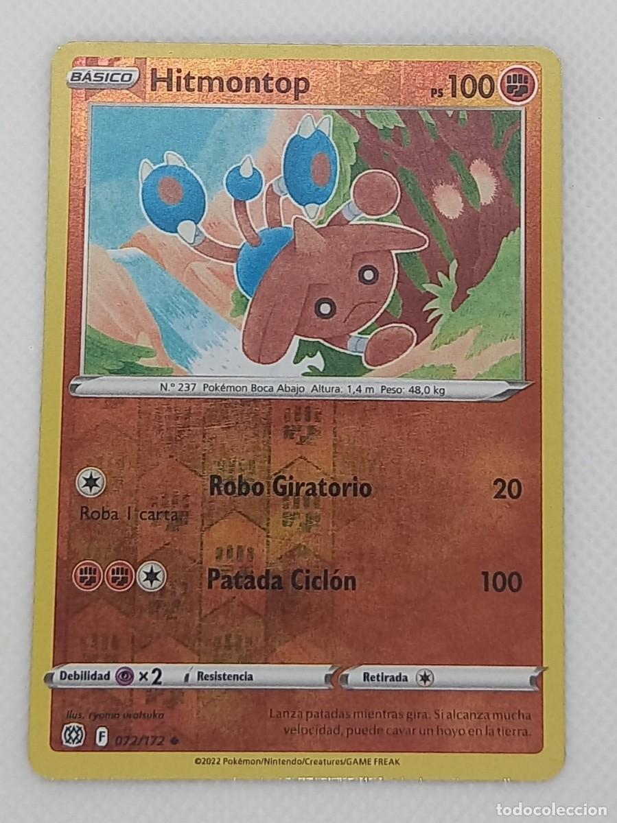 Trading cards: Carta Pok&eacute;mon - Hitmontop 072/172 Reverse Holo - Astros Brillantes - 2022