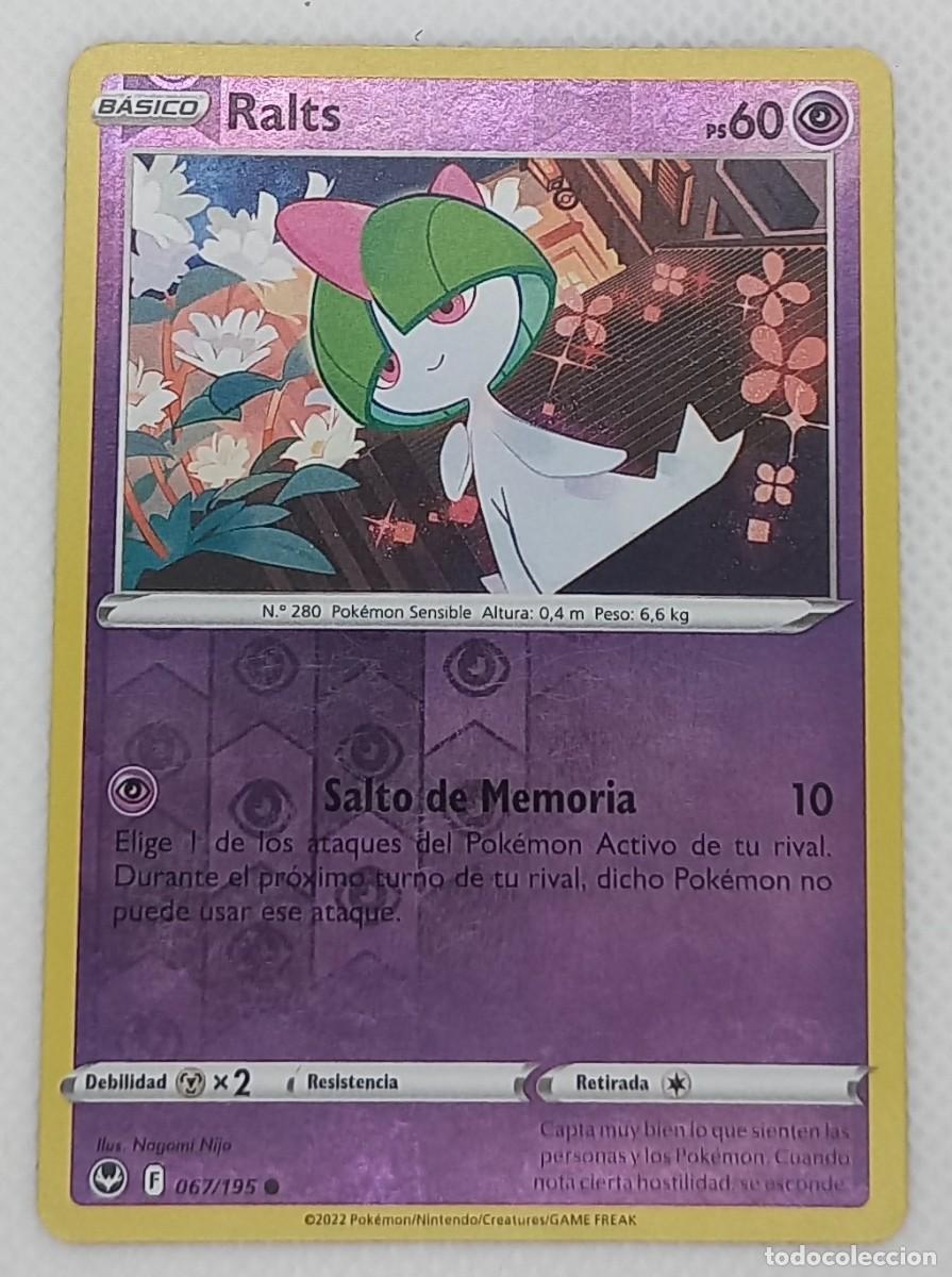 Trading cards: Carta Pok&eacute;mon - Ralts 067/195 Reverse Holo - Tempestad Plateada - 2022