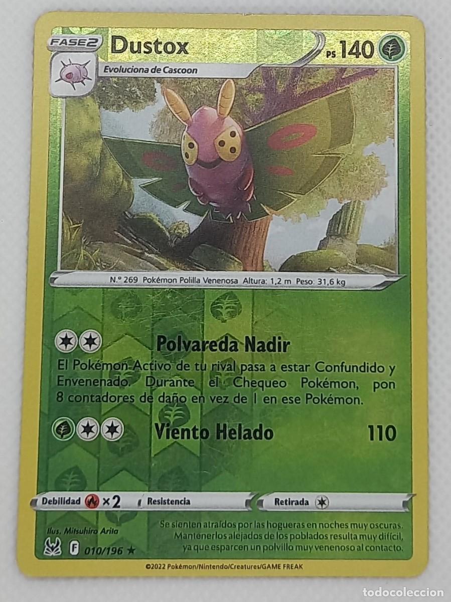 Trading cards: Carta Pok&eacute;mon - Dustox 010/196 Reverse Holo - Origen Perdido - 2022